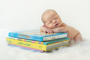 Introducing books to babies